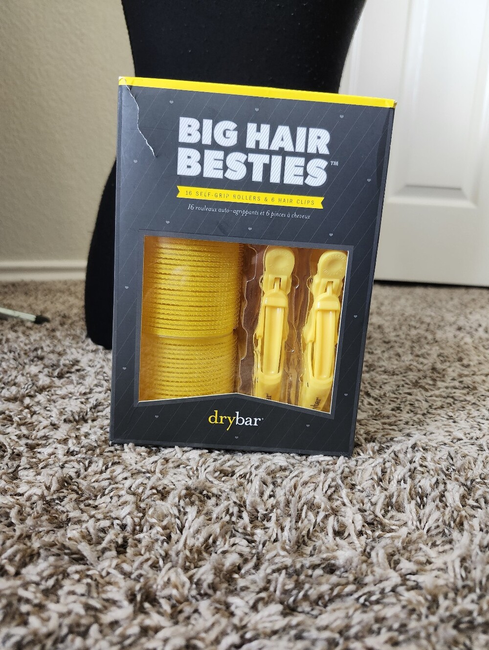drybar Big Hair Besties Yellow Hair Rollers & Clips